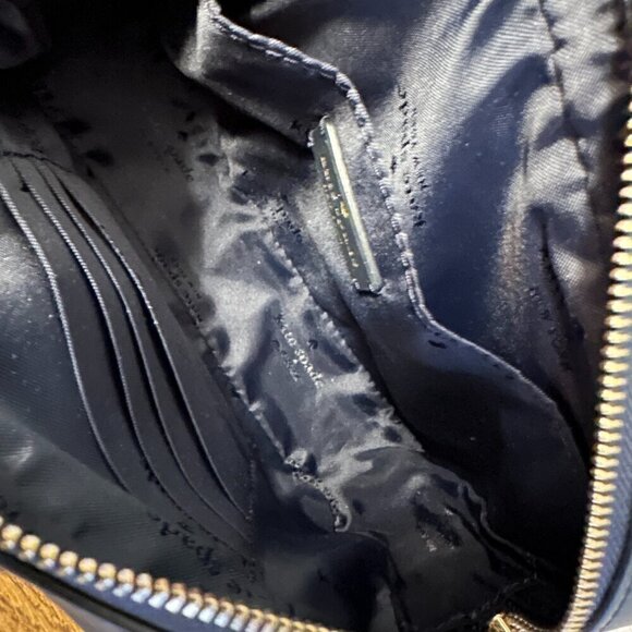 NWT! New! Kate Spade Spade Flower Jacquard Everything Mini Camera Bag Blue Multi - Picture 4 of 8